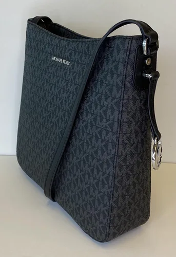Vista 8 de Michael Kors Jet Set - Paquete de bandolera grande de viaje con gancho triple para cartera