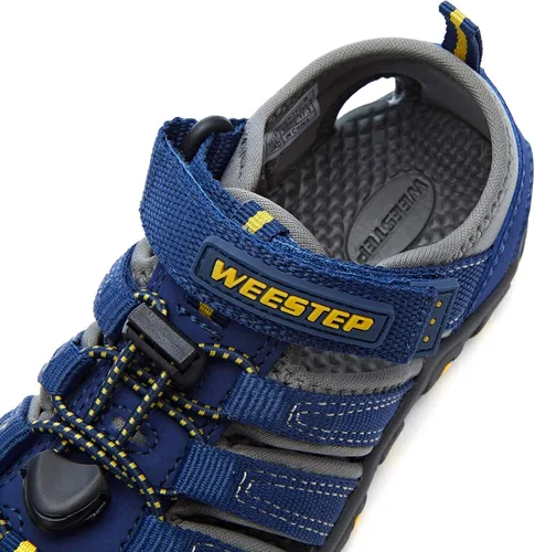 Vista 5 de Weestep Sandalias de senderismo para la playa con punta cerrada para niños y niñas