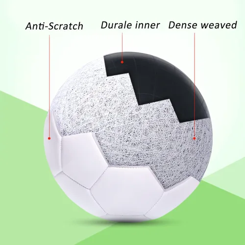 Vista 2 de Soccer Ball Size 3 4 5 Pure Color DIY Kids Boy Gift Painting Together with Parents Grandparents or Kindergarten Teacher