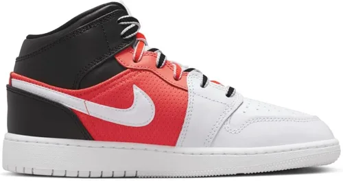 Vista 2 de Nike Air Jordan 1 Retro High OG GS - Tenis de baloncesto para niños, color azul marinonegro-blanco, talla 3.5, NegroBlanco-Infrarrojo 23