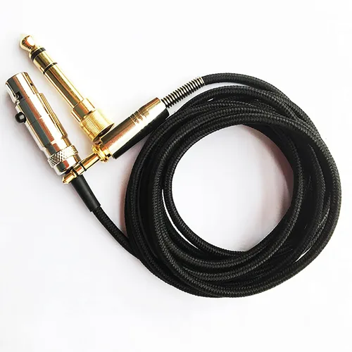 Vista 5 de Cable de audio de repuesto para auriculares compatible con K240, K240S, K240MK II Q701 K702 K141 K171 K181 K271s K271 MKII M220 Pioneer HDJ-2000