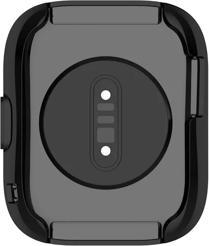 Vista 4 de Paquete de 2 fundas de poliuretano termoplástico con protector de pantalla para Amazfit Bip 5, protector de pantalla HD ultrafino, antiarañazos, sin
