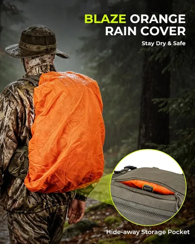Vista 7 de Extremus by KastKing Timber Trail Hunting Backpack for Men, Hunting Pack Forest