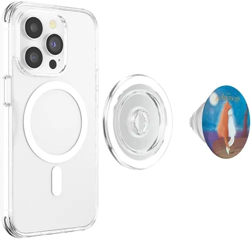 Vista 4 de Disney The Aristocats - PopSockets MagSafe PopGrip con logotipo de retrato en acuarela para iPhone