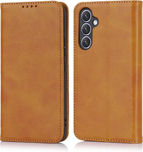 Vista 9 de Havaya Para Samsung Galaxy A54 5G Wallet Funda De Teléfono, Cubierta Magnética Con Titular De La Tarjeta Y Soporte - Verde Oscuro