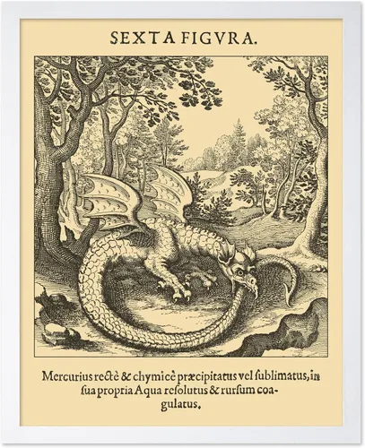 Vista 32 de Poster Master Póster astrológico clásico, impresión de ciencia vintage, regalo para artistas, amigos, el antiguo zodiaco de Egipto, rueda