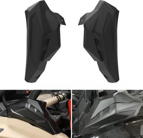 Vista 6 de HAKA TOUGH Cubierta de plástico con moldura de jaula trasera para Can Am Maverick X3 / X3 Max 2017-2022, accesorios de placa de protección de pilar