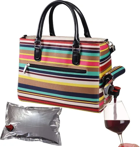 Vista 23 de Primeware – Bolsa aislante para bebidas con bolsa de 3 litros Almacenamiento térmico caliente y frío Dispensador portátil para vino, cócteles