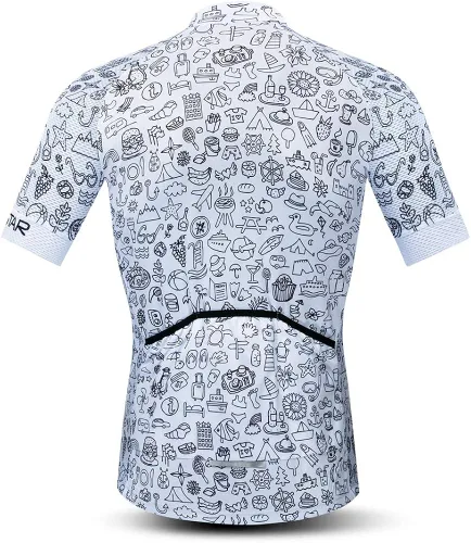 Vista 2 de Camisa de ciclismo para hombre, manga corta, camiseta de ciclismo de manga corta para ciclismo, MTB al aire libre