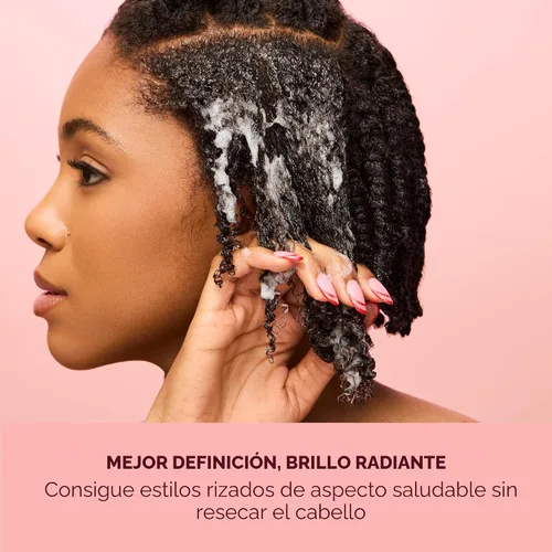 Vista 7 de Espuma para rizos SheaMoisture de coco y hibisco para control del encrespamiento con manteca de karité 7.5 oz
