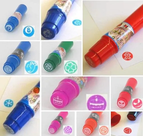 Vista 2 de Azul Halloween Ghost Charm Bingo Marcador Dauber Stamper