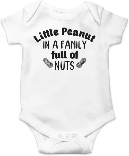 Vista 13 de CBTwear Little Peanut - Body para bebé, adorable mameluco para niño y niña, divertido y lindo traje unisex