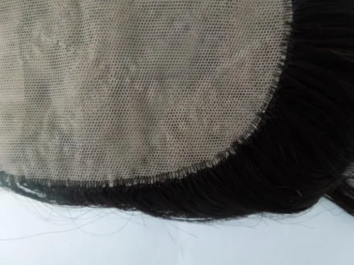 Vista 8 de Encaje cierre 10 "pelo indio 100% Remy Cabello humano Cuerpo onda color natural