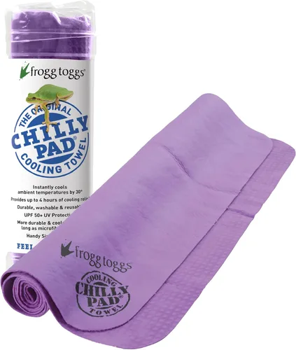 Vista 5 de FROGG TOGGS Chilly Pad, toalla de enfriamiento instantáneo, duradera, reutilizable, toalla de cuello para deportes y al aire libre 33x13