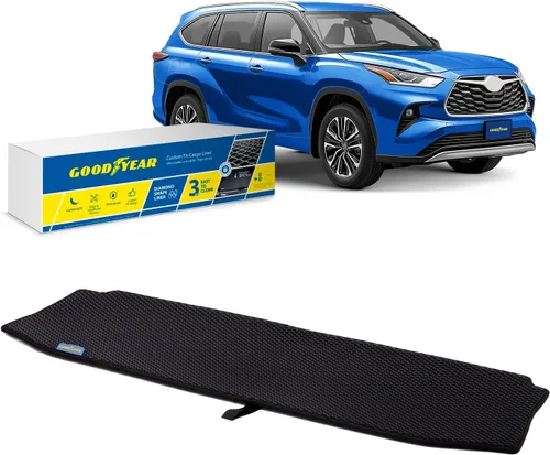 Vista 7 de Goodyear Forro de tapete de carga de ajuste personalizado para Honda CR-V 2012-2016 – Forro de maletero resistente, forma de diamante, equipaje