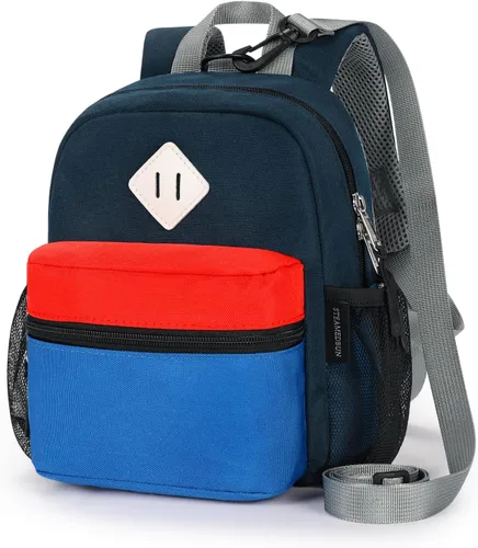 Vista 29 de Mochila para niños pequeños STEAMEDBUN para niños y niñas, mochila escolar para niños pequeños, Negro, 15 pulg., pequeña, Classic