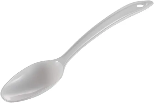 Vista 2 de Hutzler Lopol - Cucharas de cocina de nailon reforzadas, color blanco, juego de 2 (3700-2WH)