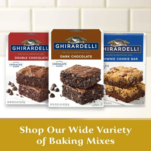 Vista 7 de Ghirardelli mezcla de bizcocho de chocolate y de chocolate oscuro, cajas de 20 onzas (paquete de 4)