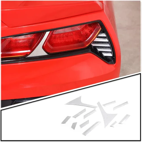 Vista 10 de TINKI Anillo decorativo de ajuste de brillo para instrumento de automóvil, para Chevy C7 Corvette 2014-2019, accesorios interiores
