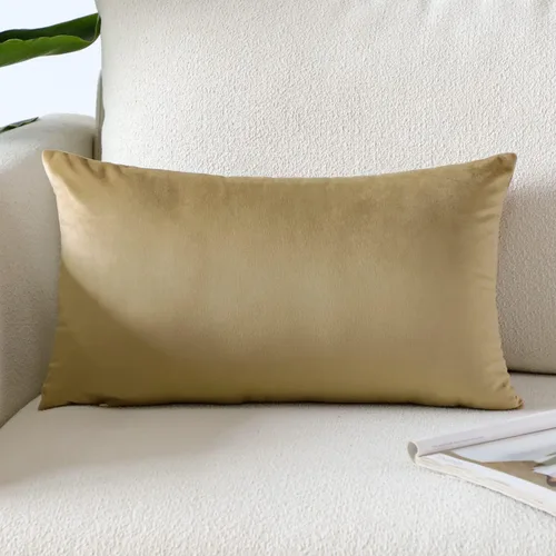 Vista 65 de Artscope Fundas de Almohada de Terciopelo de Lujo Fundas de Almohadas Cuadradas Decorativas Fundas de Cojines Suaves Sólidas para Sofá de Sala Sofá