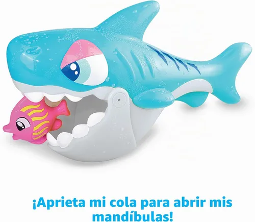 Vista 2 de Kidoozie Splish 'n Splash - Tiburón mordedor, juguete de bañera para niños a partir de 2 años