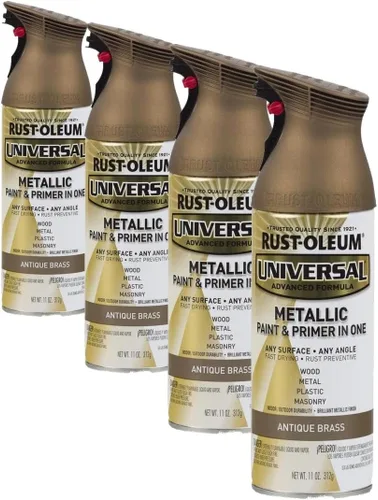 Vista 122 de Rust-Oleum Pintura en aerosol metálica universal para todas las superficies, cobre envejecido Cobre (Aged Copper)