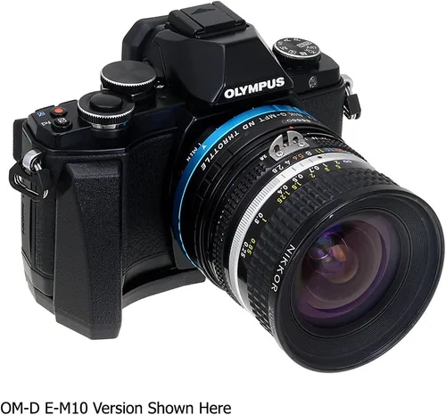 Vista 4 de Fotodiox Pro, todo metal negro cámara mano agarre para Olympus OM-D E-M5 cámara digital sin espejo con acceso a la batería