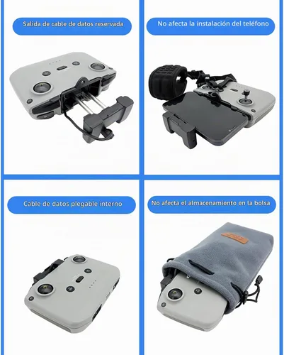 Vista 3 de Correa de cuello para masaje de descompresión para DJI RC-N1 / RC-N2 - Correa colgante con hebilla para DJI Mini 3 Pro/Mavic 3 Pro/Mavic Air 2 Drone