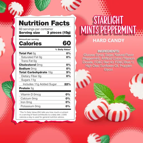 Vista 2 de Starlight Mints, caramelo de menta, mentas envueltas individualmente, bolsa de 2 libras Mentas de hospitalidad, mentas después de la cena