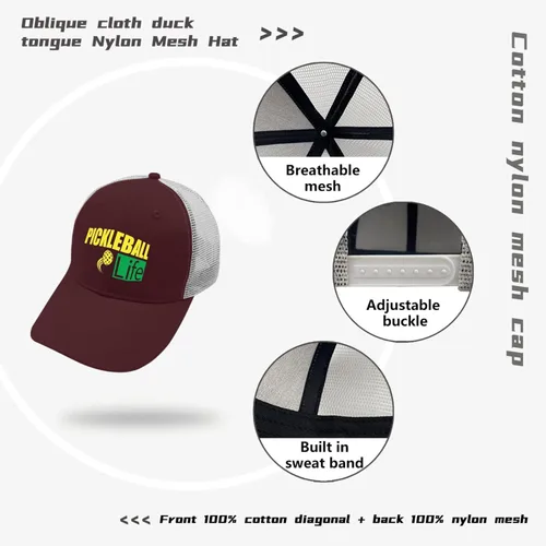 Vista 7 de Baseball Cap Pickleball Life Dad Hat, Vintage Baseball Caps for Men