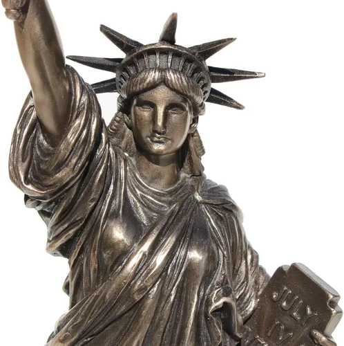 Vista 2 de Figura de escultura de bronce fundido en frío de 12.38 pulgadas