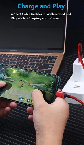 Vista 3 de Para OnePlus 9 Pro/8T 8/5t/6/6t/7/7t Pro Cable USB A a C 65W 3.3 pies Dash Warp Charge 65 Cable para One Plus 8T Nord N10 N200 Cable de carga
