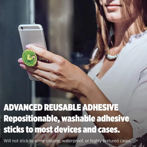 Vista 4 de PopSockets: Agarre plegable y soporte para teléfonos y tabletas - Rick & Morty - Morty
