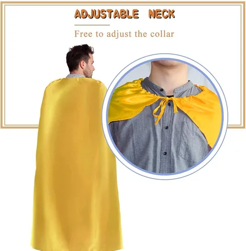 Vista 7 de Capas y máscaras de superhéroe para adultos a granel, disfraz de superhéroe para hombres y mujeres, regalos de fiesta de disfraces de Halloween
