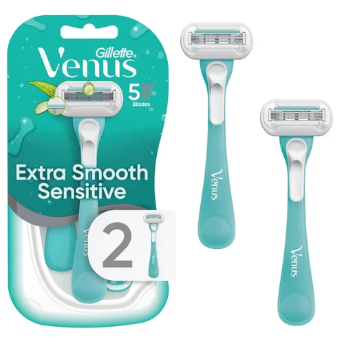 Vista 12 de Gillette Venus Maquinillas de afeitar desechables verdes extra suaves para mujer, 2