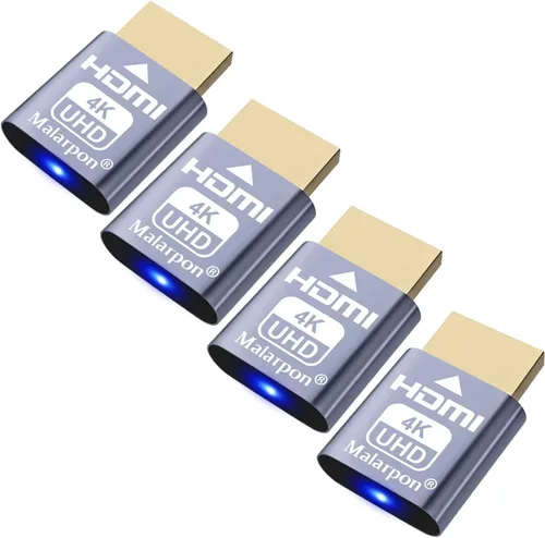 Vista 25 de Enchufe simulado HDMI compatible con pantalla sin cabeza emulador DDC EDID Headless Ghos con Windows Mac OSX Linux Ideal para aceleración