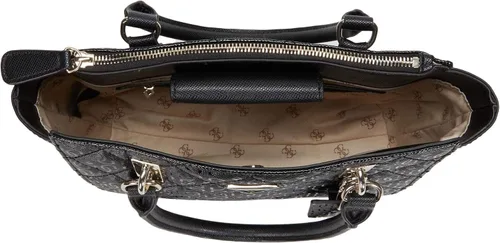 Vista 3 de GUESS Ariella Society Satchel Negro Talla única, Negro