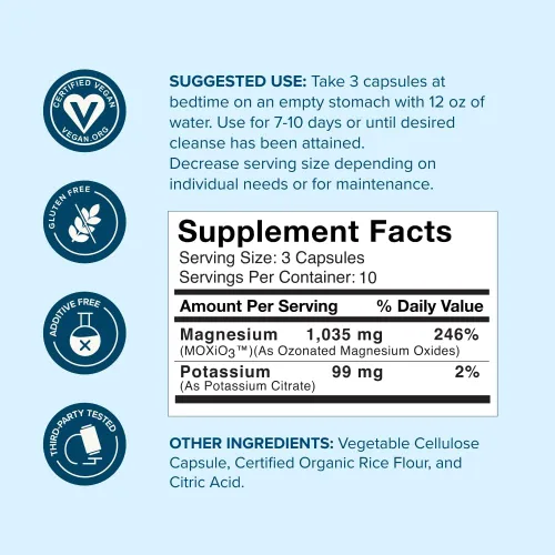 Vista 6 de nbpure MagO7 - Limpieza y desintoxicación natural de colon - Alivio ocasional del estreñimiento, suavizante de heces y apoyo de hinchazón