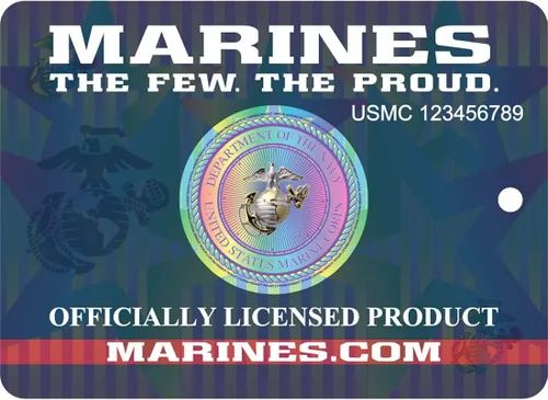 Vista 2 de USMC - Sudadera con capucha Semper Fi Marines en arena
