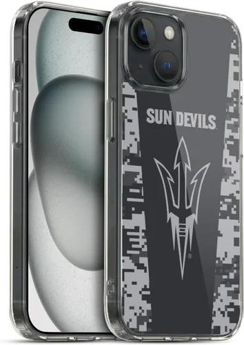 Vista 163 de Head Case Designs Funda de gel ASU Camou con licencia oficial de la Universidad Estatal de Arizona [protección de grado militar] compatible