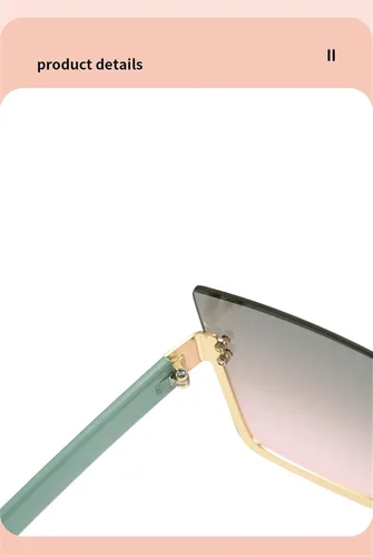 Vista 4 de GAOXIN Gafas de sol decorativas de moda para hombre y mujer (color B, tamaño 1)
