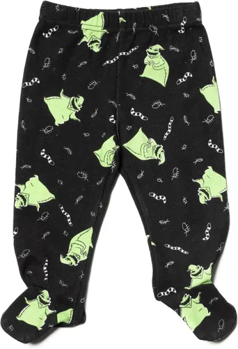Vista 5 de Disney Nightmare Before Christmas Zero Sally Oogie Boogie - Conjunto de 3 piezas para bebé recién nacido a bebé verde/negro