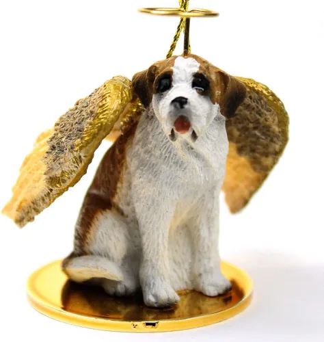Vista 6 de Conversation Concepts Adorno navideño: Chihuahua, pelo largo 19-Dorado