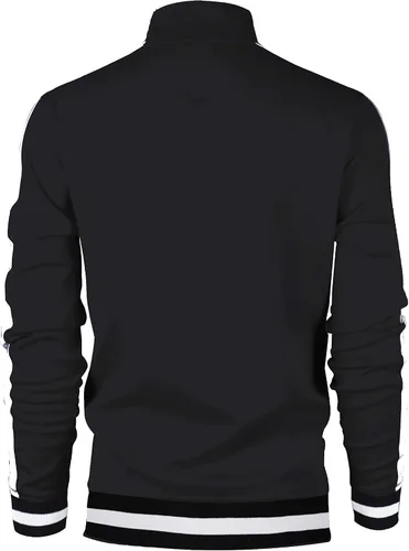 Vista 3 de SCREENSHOT Chaqueta deportiva para hombre, estilo hip hop, ajuste delgado, cómoda, atlética, fitness, moda, estilo urbano, ropa de calle