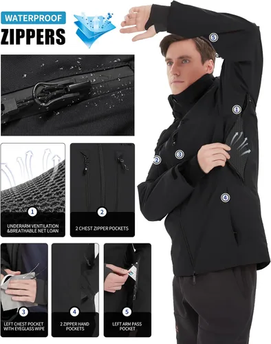 Vista 3 de Pioneer Camp Chaqueta de esquí para hombre