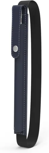 Vista 10 de MoKo Soporte para lápiz para Apple Pencil Pro, Apple Pencil de 1ª/2ª generación, iPencil (USB-C), Funda de cuero PU para lápiz de iPad con hebilla