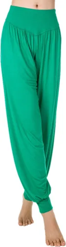 Vista 27 de Pantalones de algodón para mujer, elásticos, suaves, para yoga, deportes