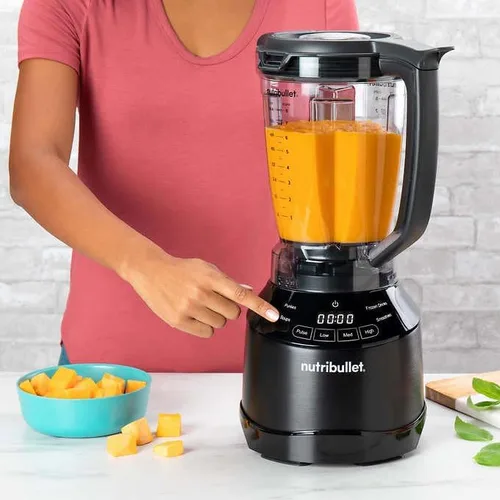 Vista 5 de Nutribullet Digital Smart Touch Combo con tazas de una sola porción 1500 vatios licuadora de gran capacidad