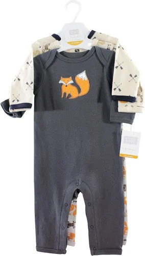 Vista 2 de Hudson Baby - Mamelucos de algodón para niñas bebés