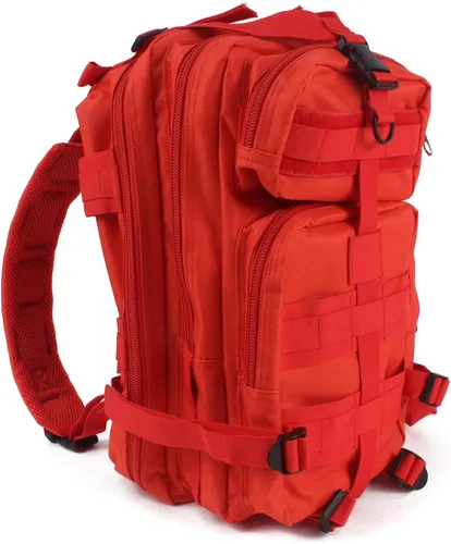 Vista 5 de MediTac Mochila táctica de asalto - Mochila de primeros auxilios - Mochila militar MOLLE de 18